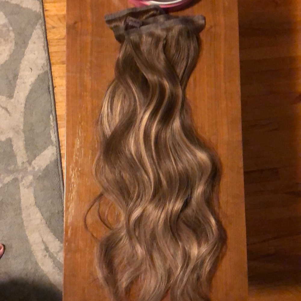 Luxy hair chestnut brown balayage clip-ins